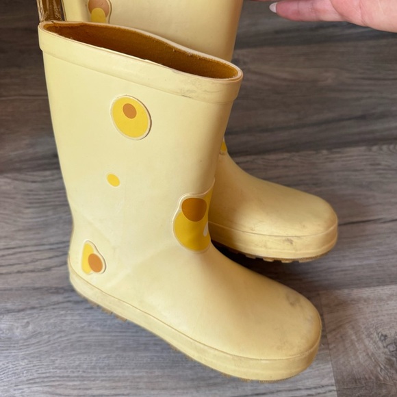 Coco Village Kids Yellow Atari Rain Boots size 1 - Picture 7 of 8